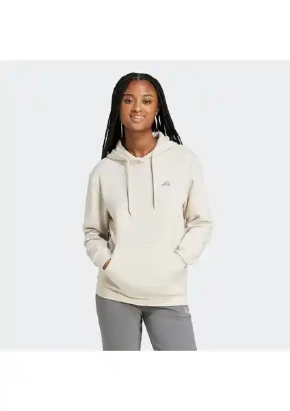 adidas W Slim Fit Kapüşonlu Sweatshirt Kadın İçin Günlük ve Spor Kullanımına Uygun