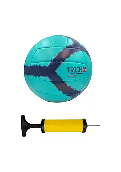 Alastor Pompa Hediyeli Dikişli Turkuaz Voleybol Topu Spor ve Eğlence İçin Uygun