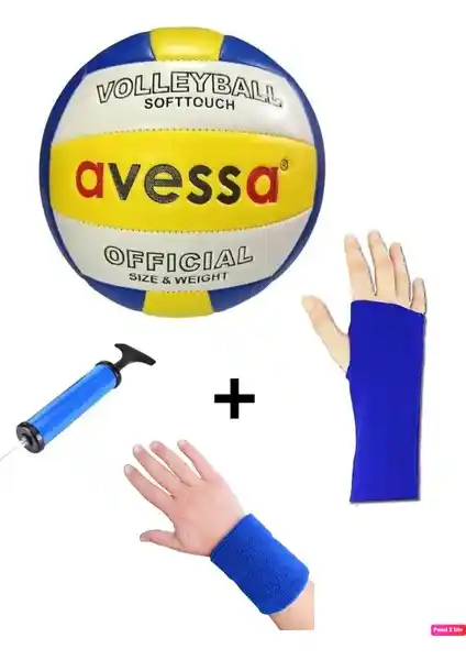 Avessa VLB-100 3'lü Profesyonel Voleybol Takımı ve Aksesuarlar Seti