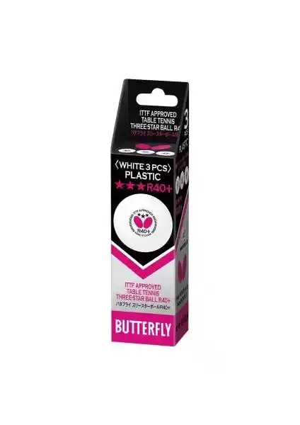 Butterfly R40+ 3 Star Beyaz Masa Tenisi Topu Performans ve Dayanıklılık Özellikleri