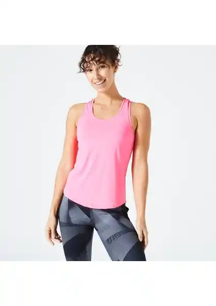 Decathlon Domyos Kadın Pembe Sporcu Atleti My Top 100 Spor Şıklığı ve Fonksiyonelliğin Birleşimi