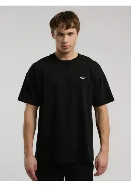 Everlast Ever Classics Oversize Siyah Erkek Tişörtü Modern ve Çok Yönlü Giyim Parçası