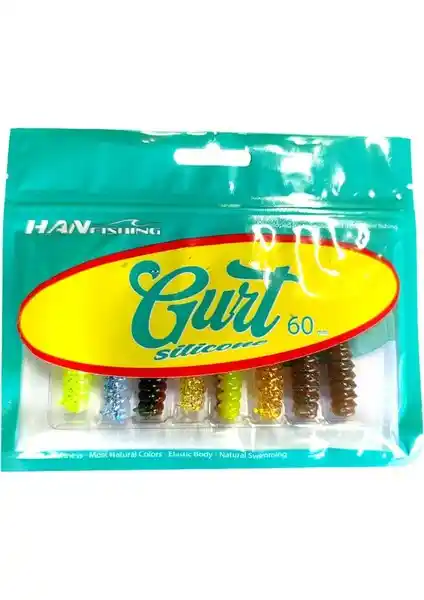Han Fish Gurt 6cm Silikon Yem ile Balık Avında Başarıyı Artırın