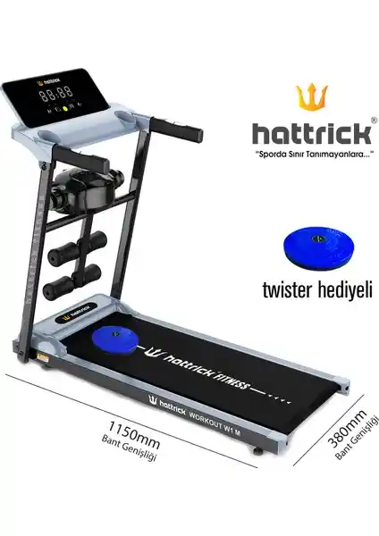 Hattrick Workout W1 M Koşu Bandı Gelişmiş Özellikler ve Kullanım Avantajları