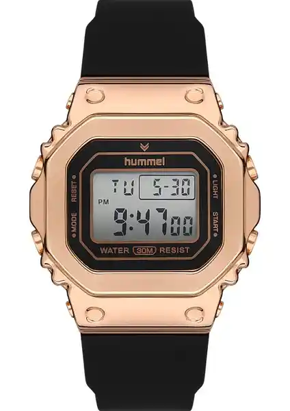 Hummel Erkek Kadın Spor Kol Saati Rose Gold Siyah HM-2001MD-3 Detaylı İnceleme
