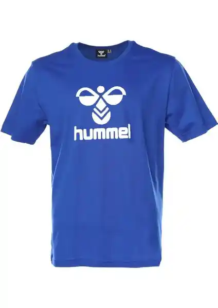 Hummel Hmlsenes Erkek Mavi Tişört: Modern Tasarım ve Yüksek Kalite ile Günlük Şıklık