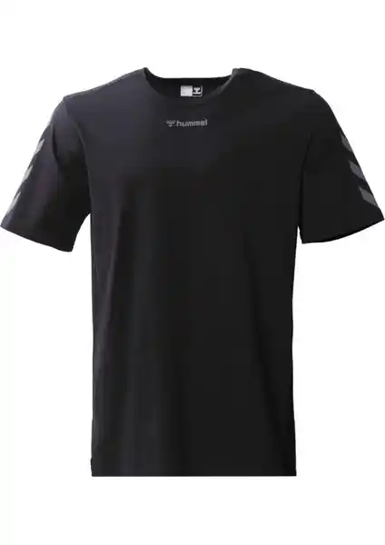 Hummel Hmlt-Mt Cobra Erkek Siyah T-Shirt Şıklık ve Konfor Bir Arada