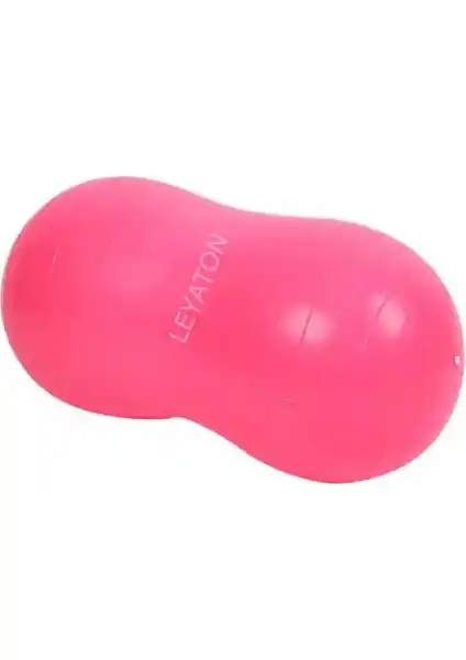 Leyaton Fıstık Pilates Topu 90x45 cm Pembe ile Denge ve Esneklik Geliştirme