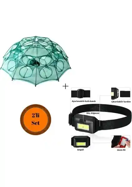 MercampOutdoor Kafa Bantlı LED Işık ve Balık Tutma Aksesuarları Detaylı İnceleme
