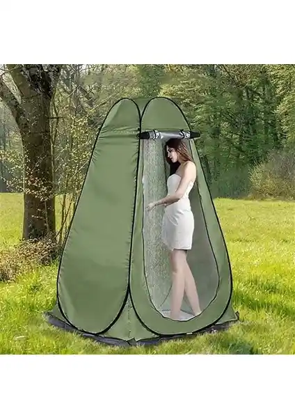 Mey İthalat Kamp Alanı Çadırı Giyinme, WC ve Duş Alanları ile Pratik ve Dayanıklı