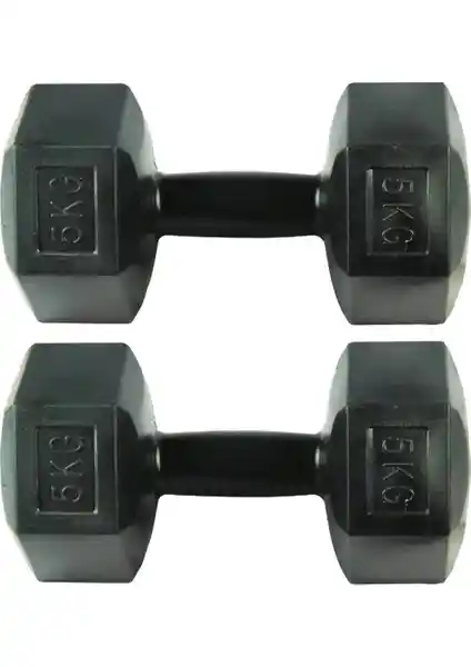 Moccastyle Dambıl Seti 2x5 kg: Dayanıklı ve Pratik Fitness Aksesuarı