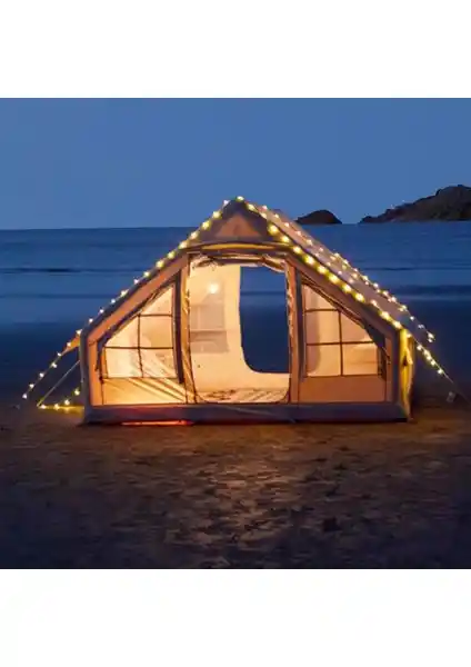 Monicamp 6 Kişilik 4 Mevsim Şişme Kamp Çadırı Dayanıklı ve Kullanışlı Tasarım