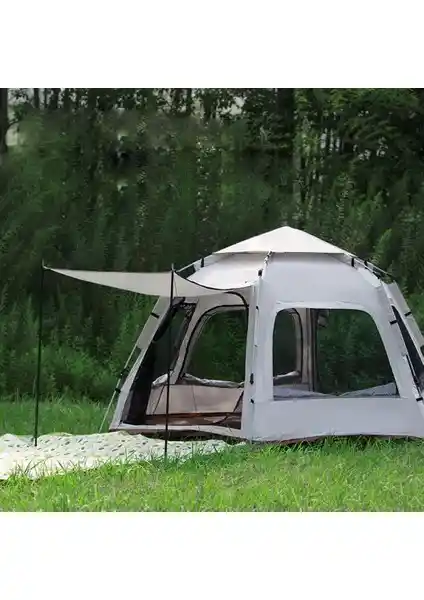 Mubx 6 Kişilik Otomatik Altıgen Kamp Çadırı: Hızlı Kurulum ve Dayanıklı Tasarım