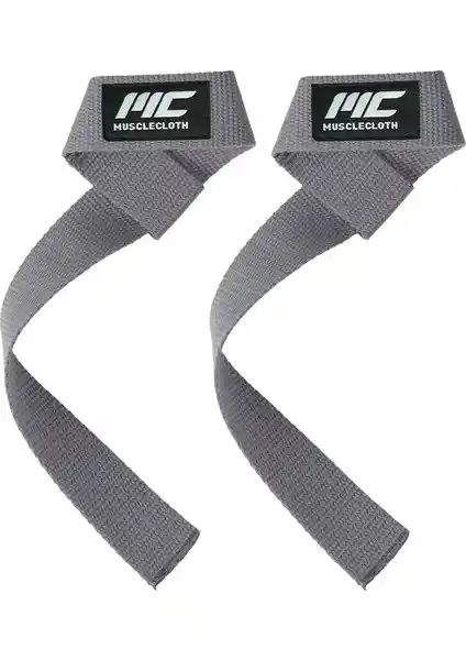 Musclecloth Lifting Straps Gri: Güç ve Dayanıklılık Sunan Spor Ekipmanı