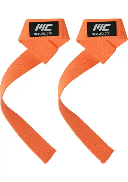 Musclecloth Lifting Straps Turuncu: Dayanıklı ve Konforlu Spor Ekipmanı
