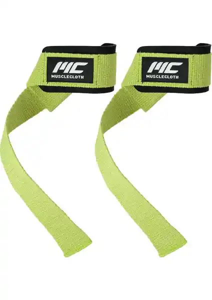 Musclecloth Padded Lifting Straps Yeşil: Yüksek Performans ve Güvenlik İçin Uygun Spor Kayışları