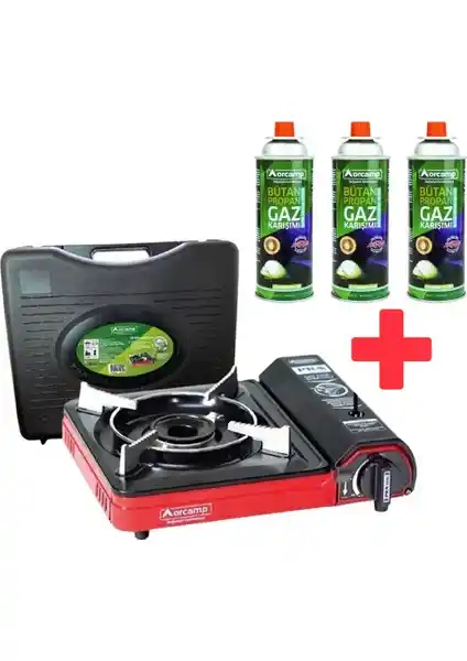 Orcamp Portatif Kamp Ocağı Kırmızı CK-505: Güvenilir ve Taşınabilir Kamp Ekipmanı