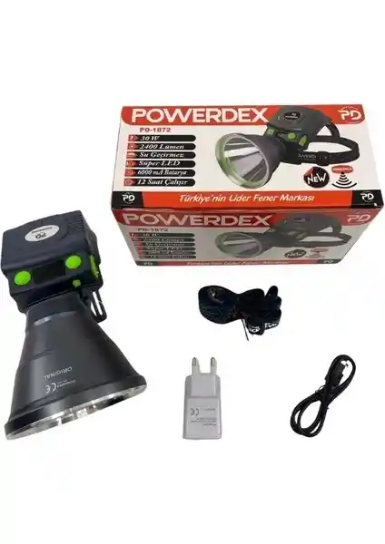Powerdex PD-1872 Kafa Feneri: Güçlü ve Dayanıklı Dış Mekan Aydınlatma Çözümü
