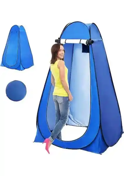 Pratik ve Dayanıklı Otomatik Kamp Giyinme Çadırı - Kolay Kurulum ve Konfor Sağlar