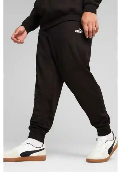 Puma ESS No. 1 Logo Poly Pants Siyah Erkek Spor Eşofman Altı Günlük ve Antrenman Kullanımı İçin
