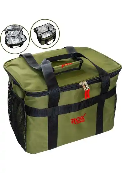 Rox Camping 0188 Isı Muhafazalı Termal Kamp Çantası Doğa İçin Dayanıklı ve Pratik