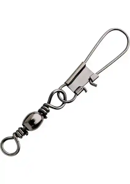 Sea Horse Siyah Nikel Kilitli Klips Fırdöndü: Dayanıklı ve Güvenli Bağlantı Çözümü