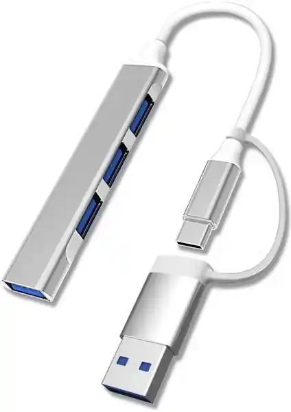 Sesengo Buffer 4 Port'lu USB Bağlantı İstasyonu Çok Yönlü ve Hafif Tasarım