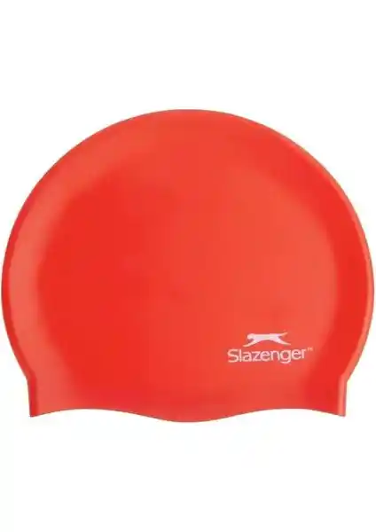 Slazenger Silikon Yüzücü Bonesi SN00 Red ve Royal - Dayanıklı ve Konforlu Yüzme Aksesuarı