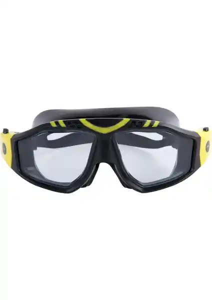 Slazenger Yetişkin Yüzücü Gözlüğü GL6 Smoke Black - Yellow, Konfor ve Performans Sunan Yüzücü Gözlüğü