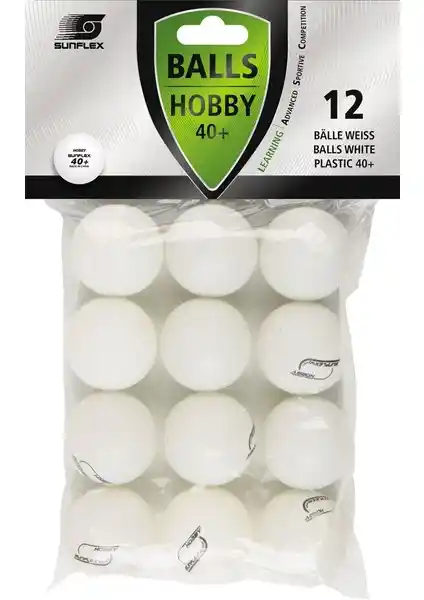 Sunflex Hobby Beyaz Masa Tenisi Topu: Dayanıklı ve Kullanıcı Dostu Tasarım