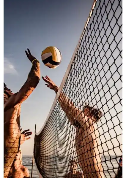 Telvesse Voleybol Filesi Profesyonel ve Pratik Taşınabilir Ağ Açık Hava Sporları İçin