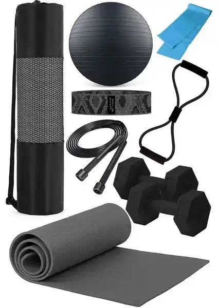 Ultio Spor 9 Parça Pilates Seti ile Çok Yönlü ve Ekonomik Spor Deneyimi