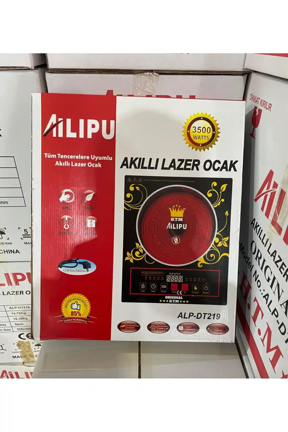 3500 Watt Lazer Teknolojili Tek Gözlü Ocak Modern Mutfaklar İçin İdeal Çözüm