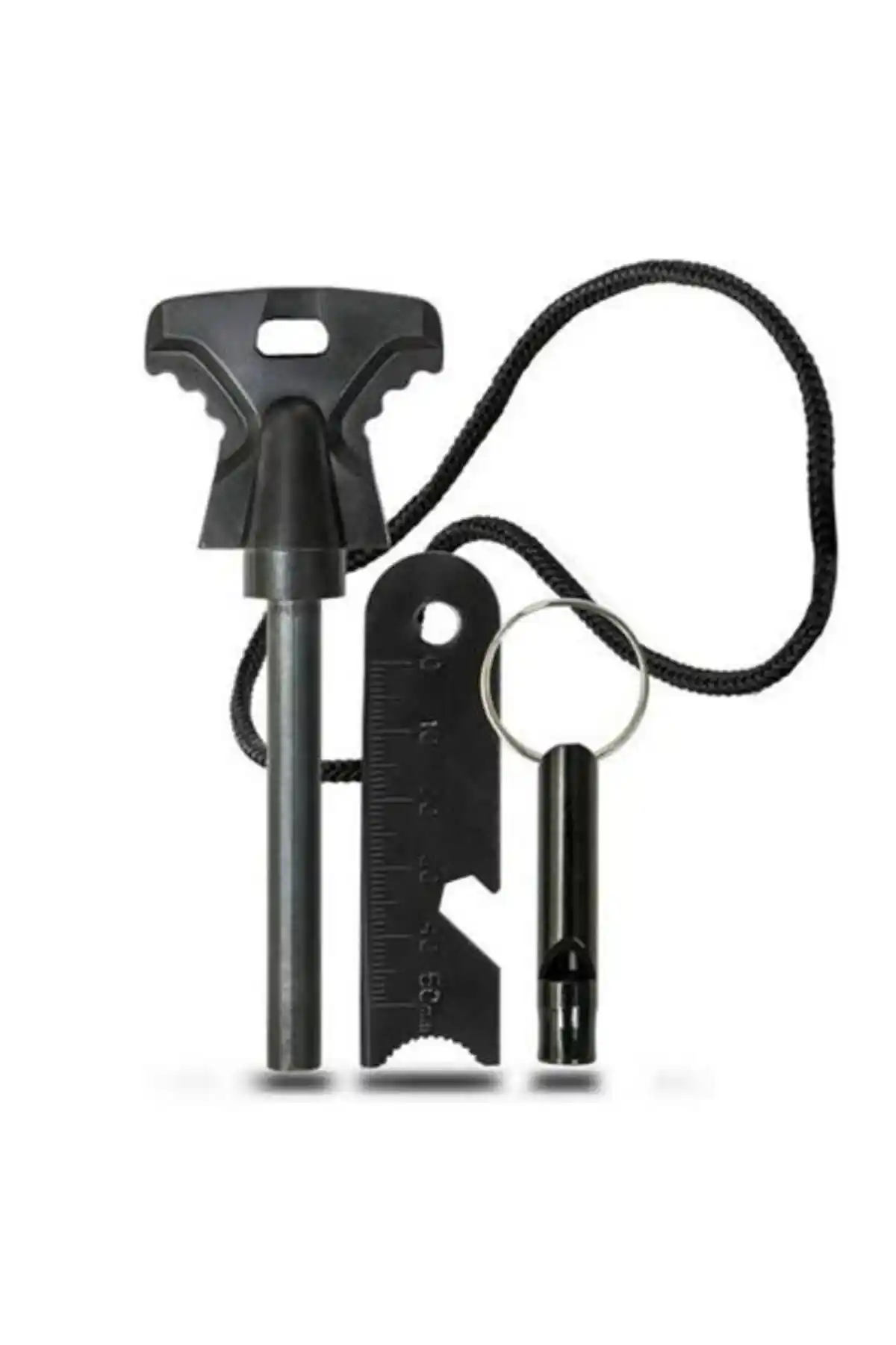 Acil Durum ve Dış Mekan Kullanımı İçin Çok Fonksiyonlu Ateş Yakma Seti