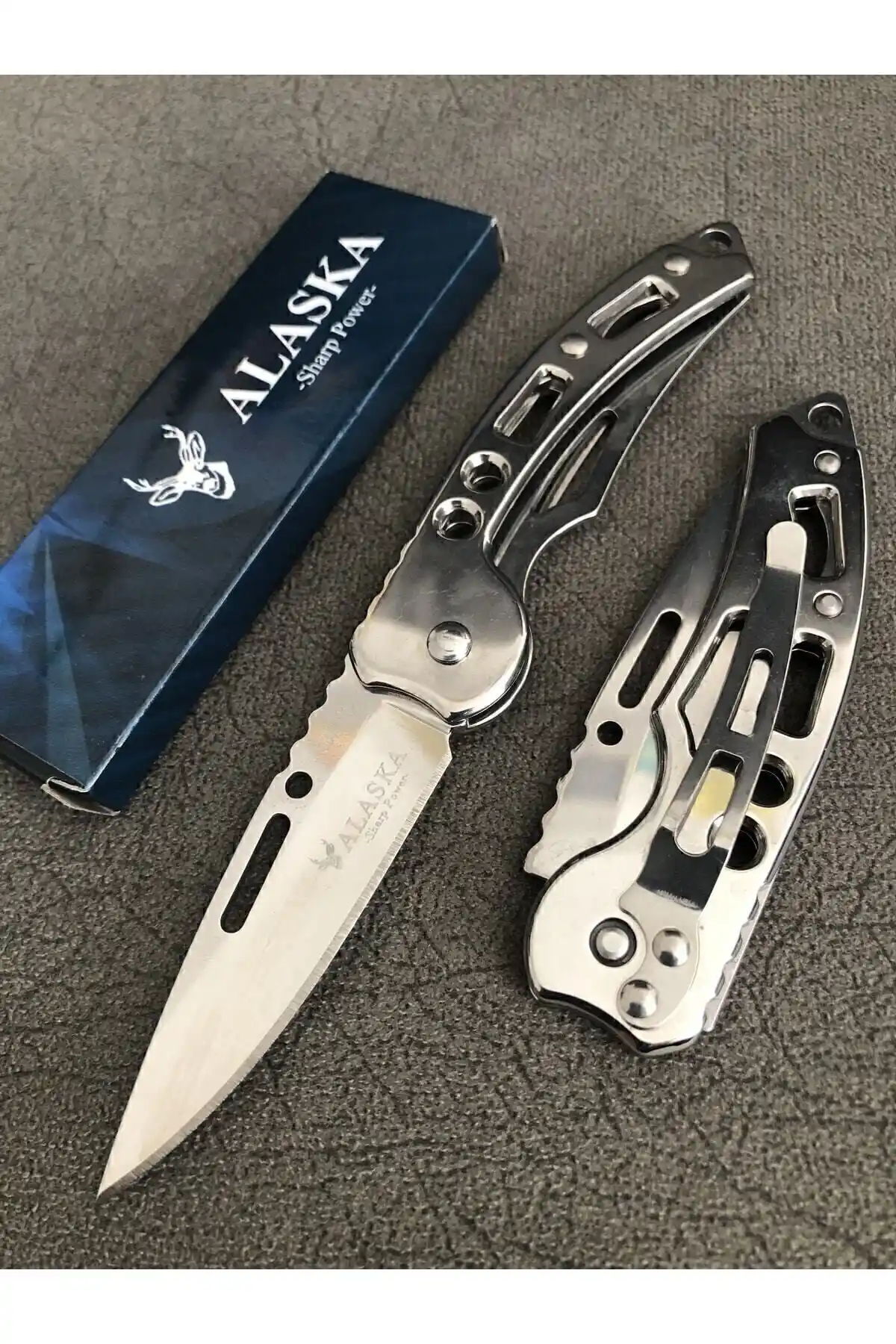 Alaska Mini Çakı Paslanmaz Çelik 15cm Şık ve Dayanıklı Kamp ve Günlük Kullanım İçin