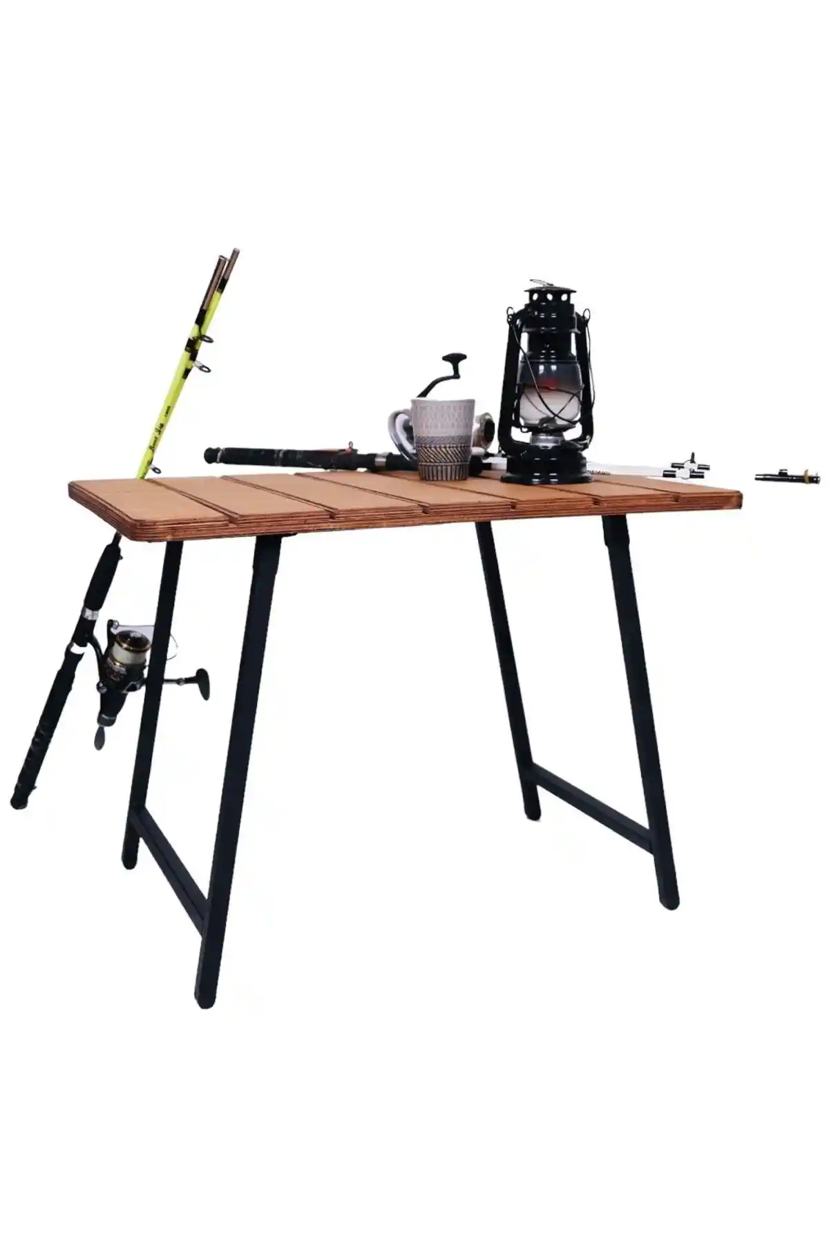 ALİN METAL Katlanabilir Ahşap Kamp ve Piknik Masası Doğal Şıklık ve Dayanıklılık Sunar