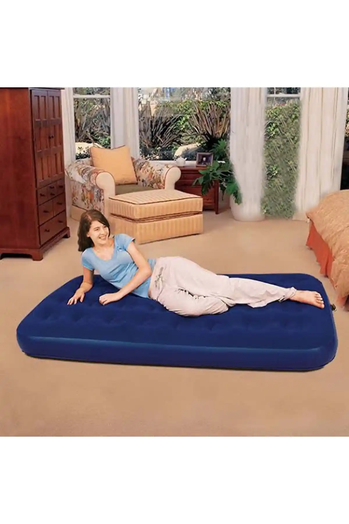 Bestway Şişme Geniş Tek Kişilik Yatak 188x99 cm Konfor ve Pratiklik Sunar