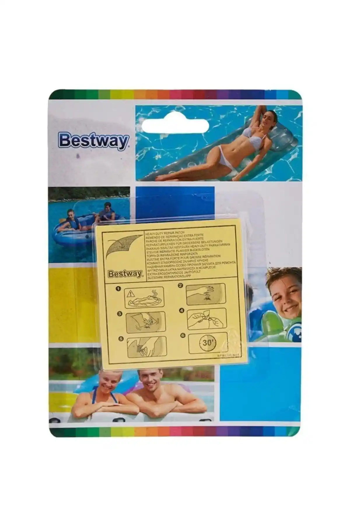 Bestway Tamir Yaması 10 Adetli Paket Şişme Ürünler İçin Güvenilir Çözüm