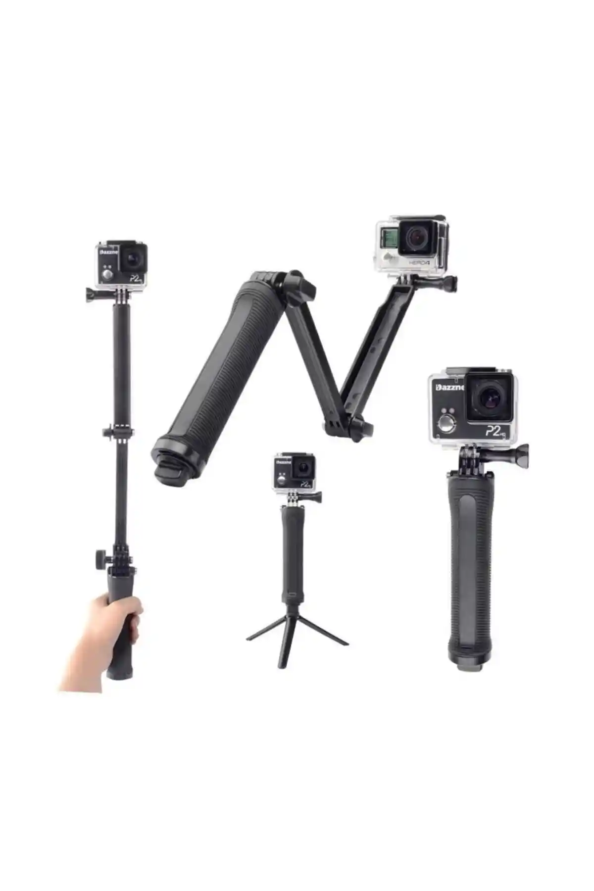 BUM Gopro ve Aksiyon Kamera 3-Way Çok Yönlü Monopod Tripod İnceleme ve Özellikler