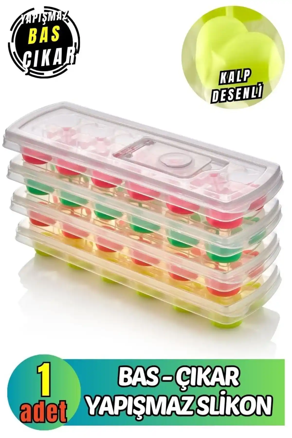 Comprox Kaliteli Silikon Buzluk Kalıbı Renkli ve Pratik Tasarımıyla Kullanışlı