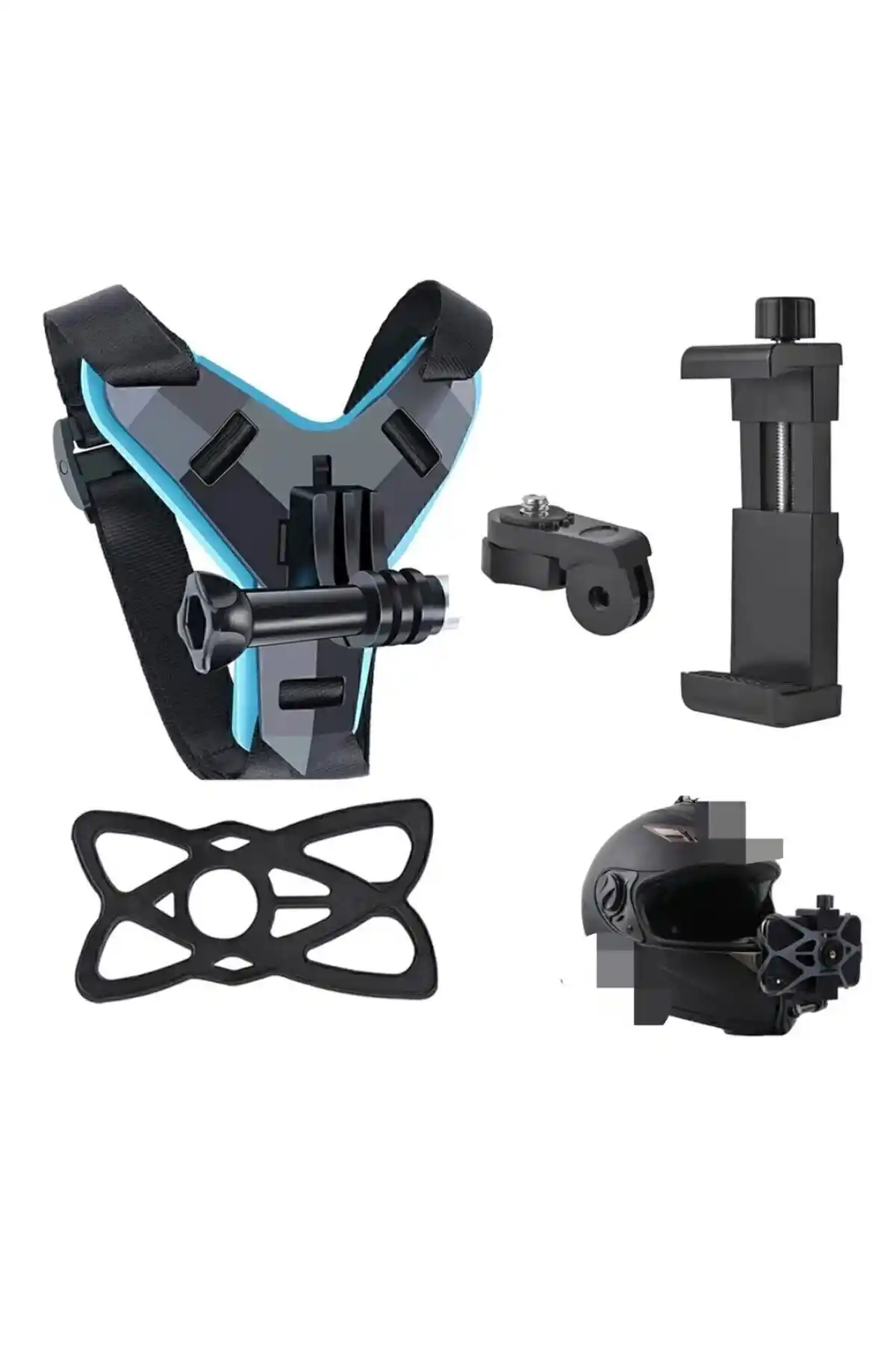 Comse Aksiyon Kamera Kask Alt Çene Bağlantı Aparatı ve Telefon Tutucu Seti İnceleme