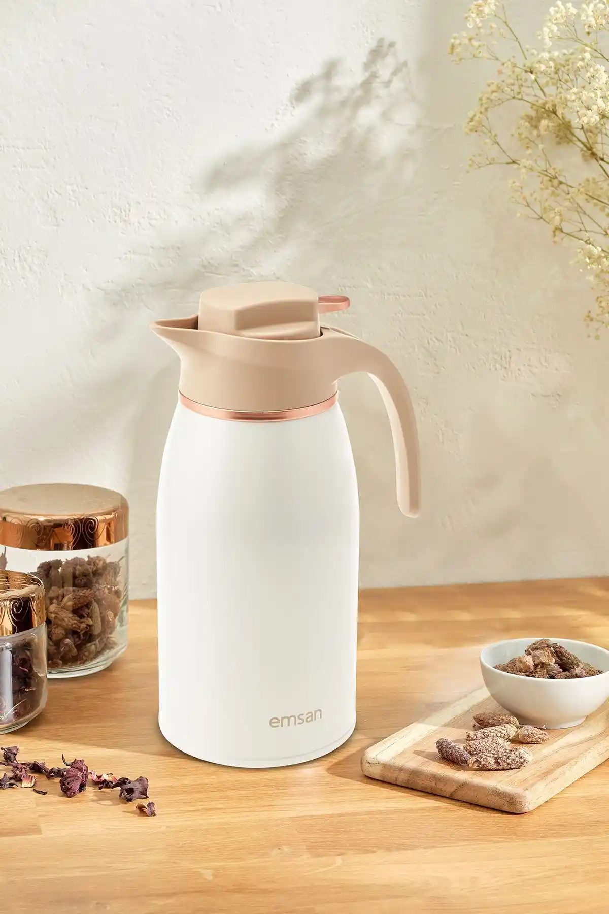 Emsan Gama 12 Saat Sıcak ve Soğuk Tutan 2 Litre Paslanmaz Çelik Termos