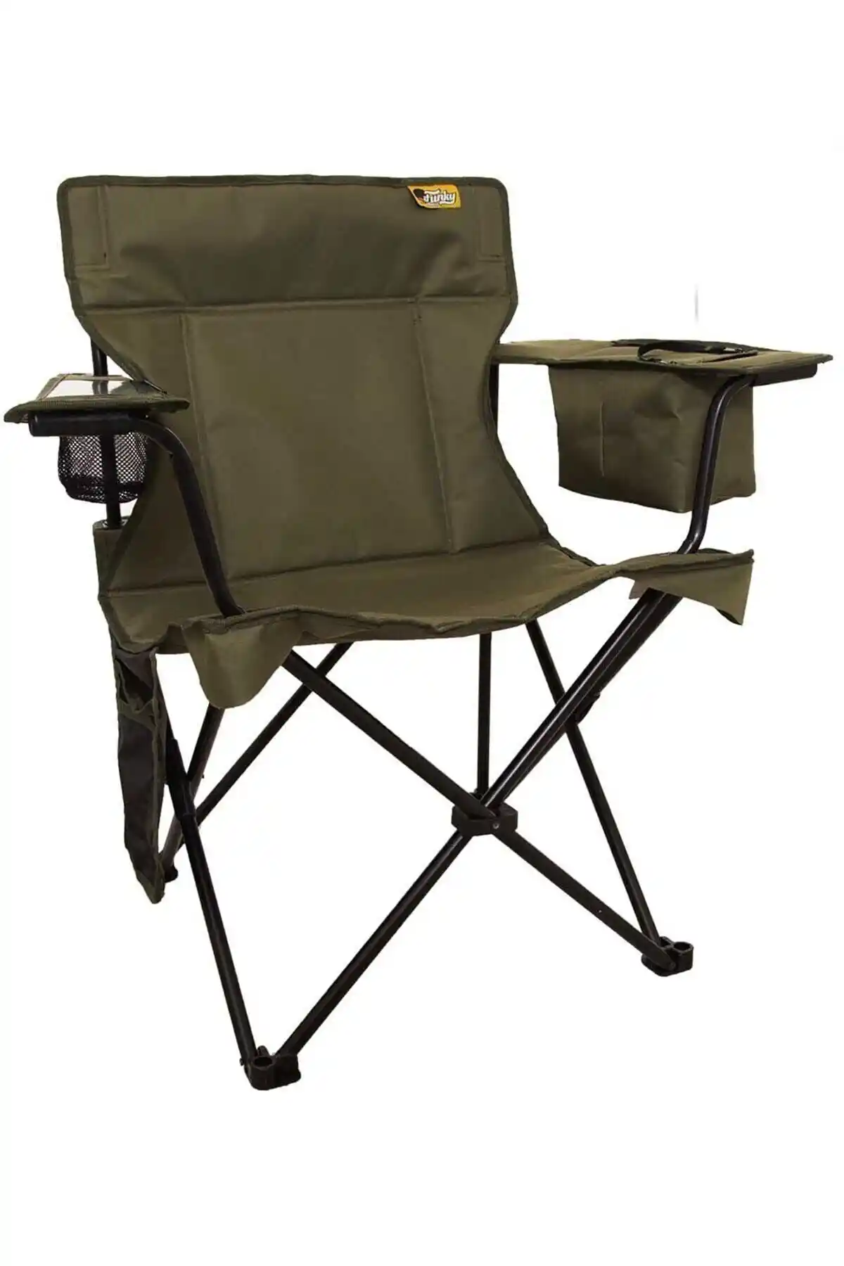 Funky Chairs Cool Ice Haki Kamp Sandalyesi: Dayanıklı ve Pratik Doğa Aktiviteleri İçin