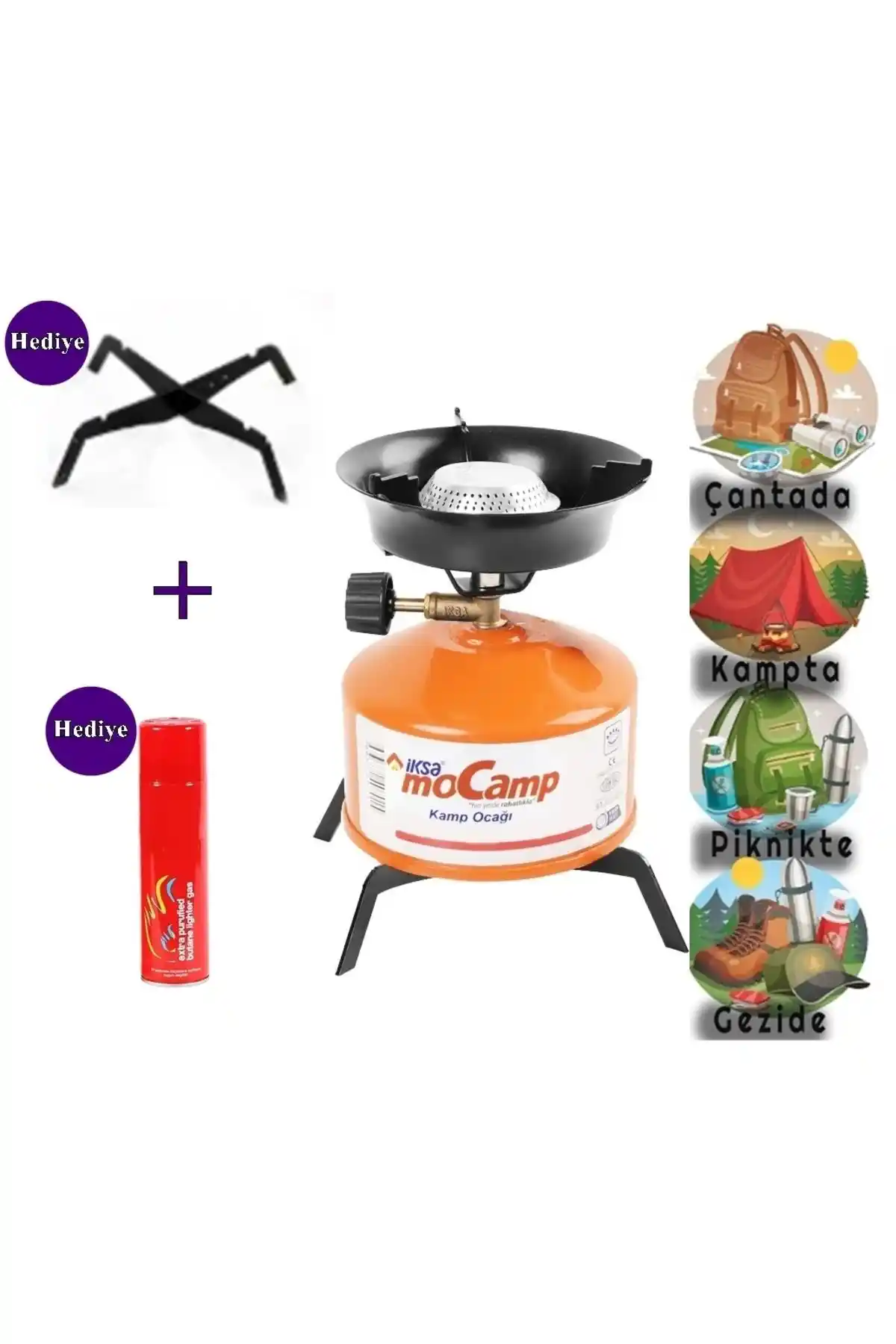 Gaman Taşınabilir Kamp Ocağı Hafif ve Pratik Tasarımıyla Outdoor Kullanımını Kolaylaştırır