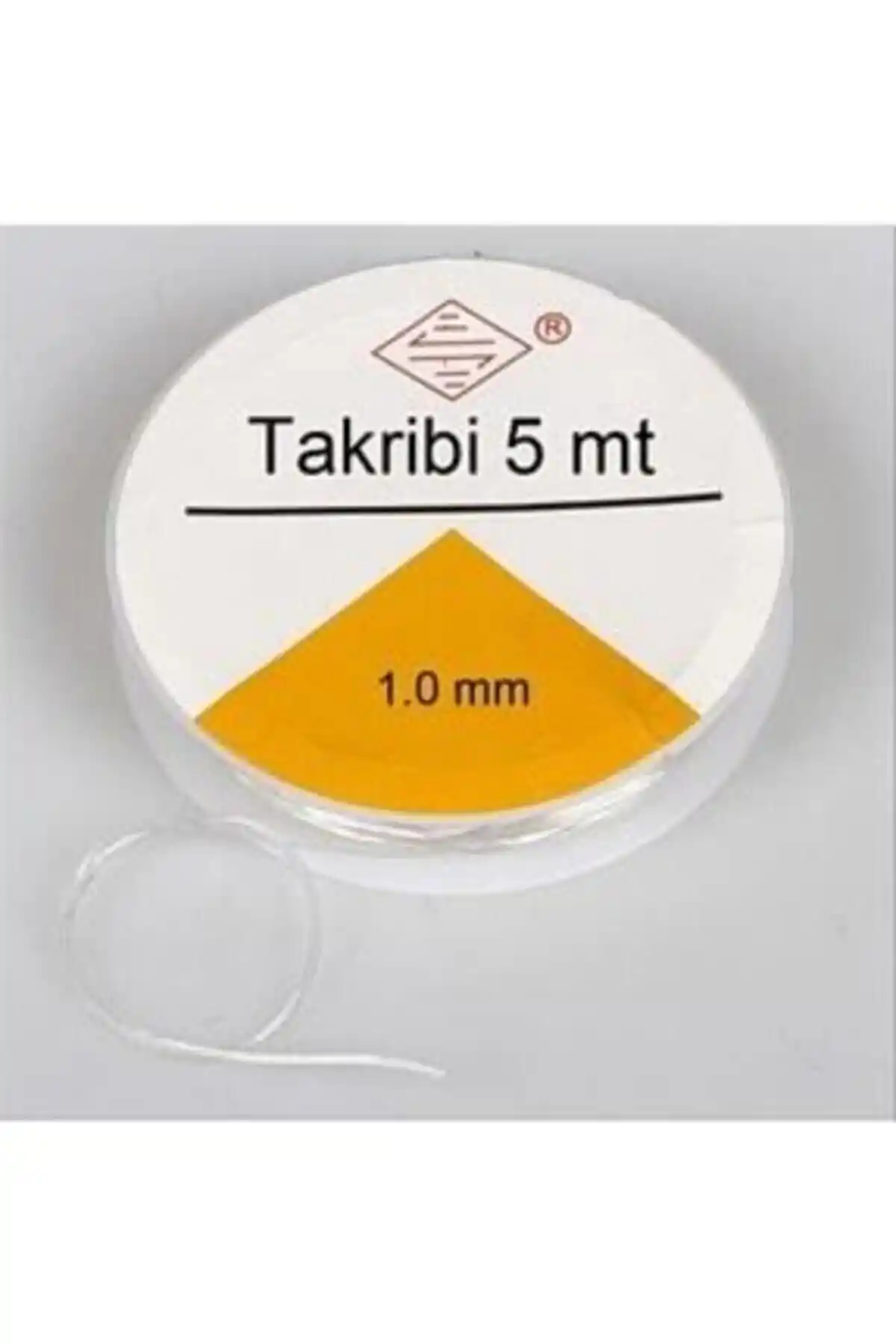 Genel Markalar 1mm Lastikli Misina 5 Metre Takı ve El İşleri İçin Uygun Malzeme