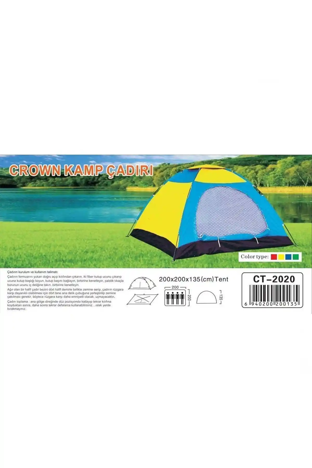 Genel Markalar 3 Kişilik Kamp Çadırı: Dayanıklı ve Pratik Kullanım Sunan Seçenek