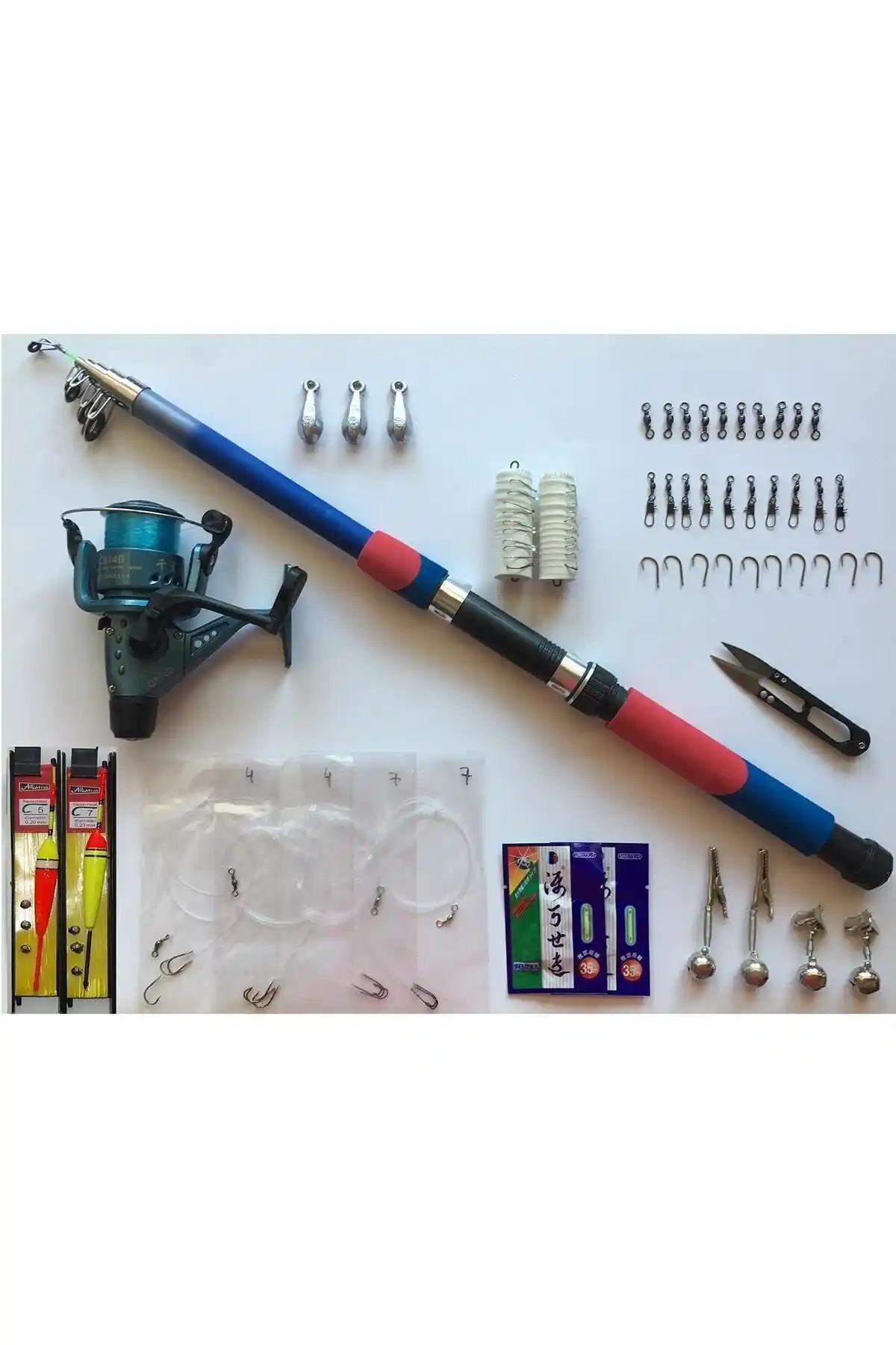 Genel Markalar 50 Parça Olta Seti: Dayanıklı ve Çok Yönlü Balıkçılık Ekipmanı