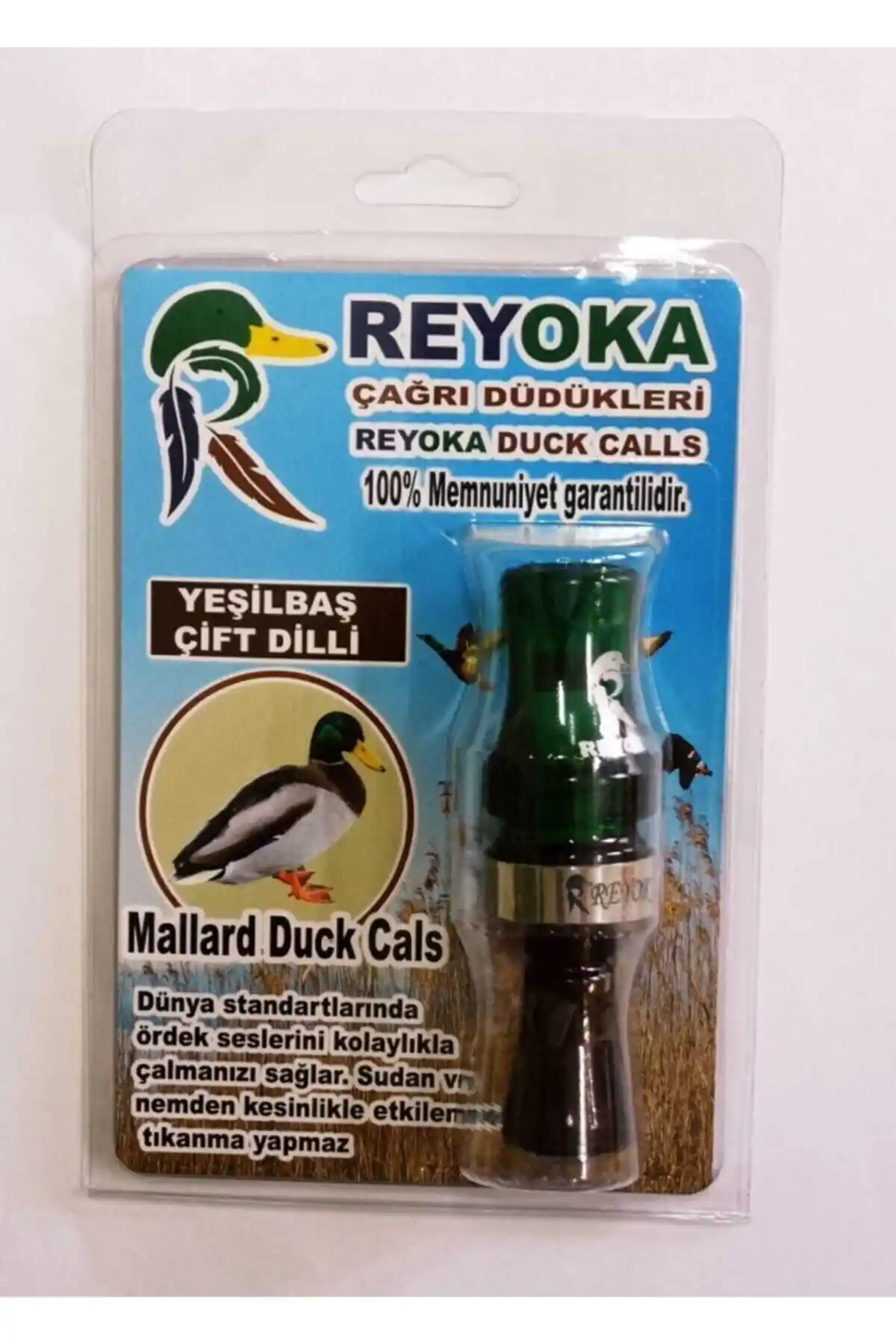 Genel Markalar Çift Dili Yeşilbaş Ördek Çağrı Düdüğü Doğal Ses ve Kullanım Kolaylığıyla Öne Çıkar