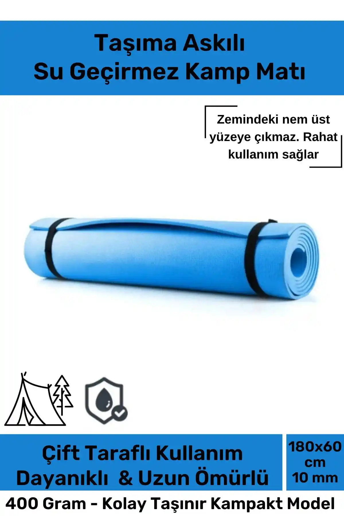 Genel Markalar Su Geçirmez Kamp Çadırı ve Uyku Matı Seti Özellikleri ve Kullanım Alanları
