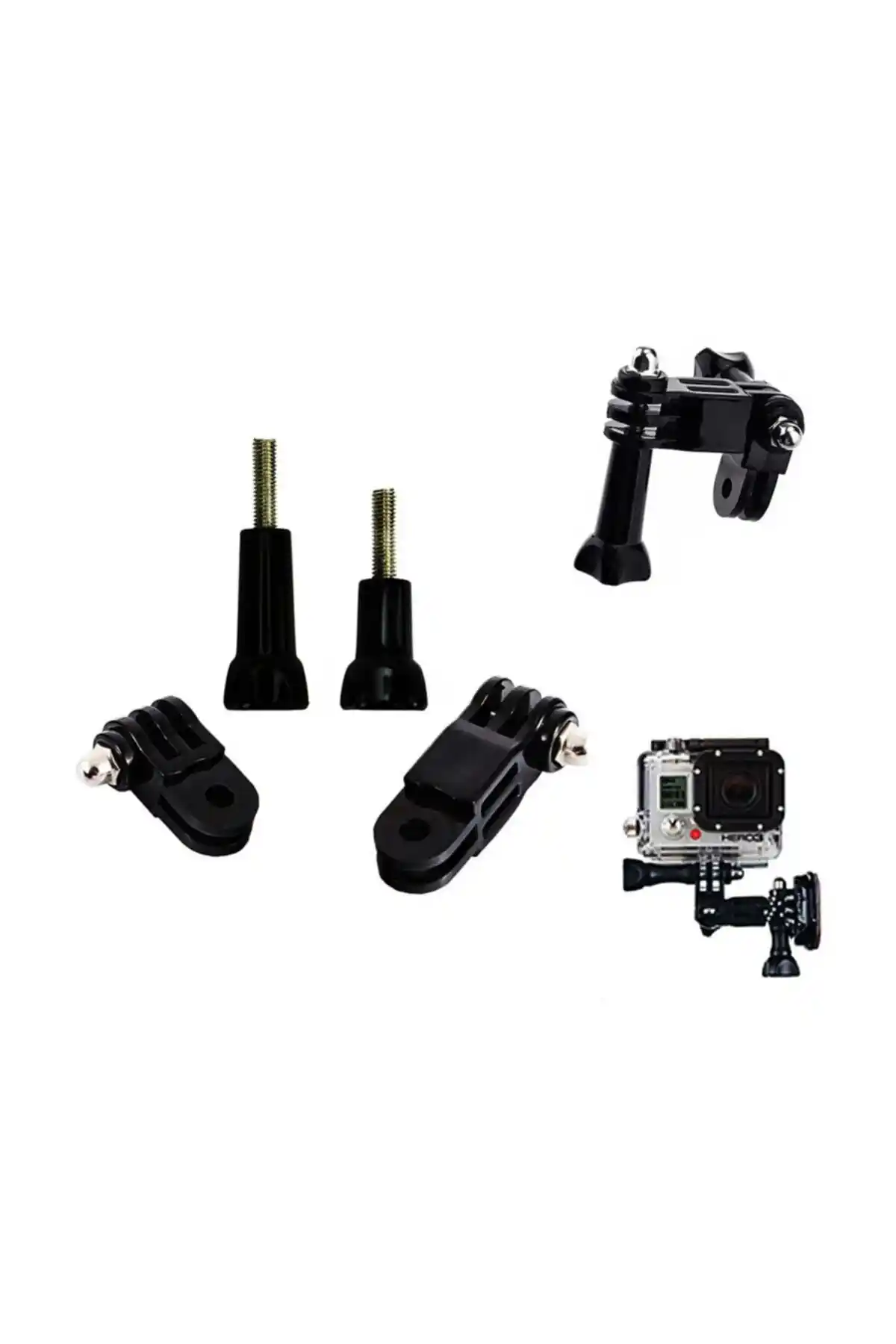 GoPro Uyumlu 3 Yollu Pivot Bağlantı Aparatı ile Esnek Çekim İmkanları